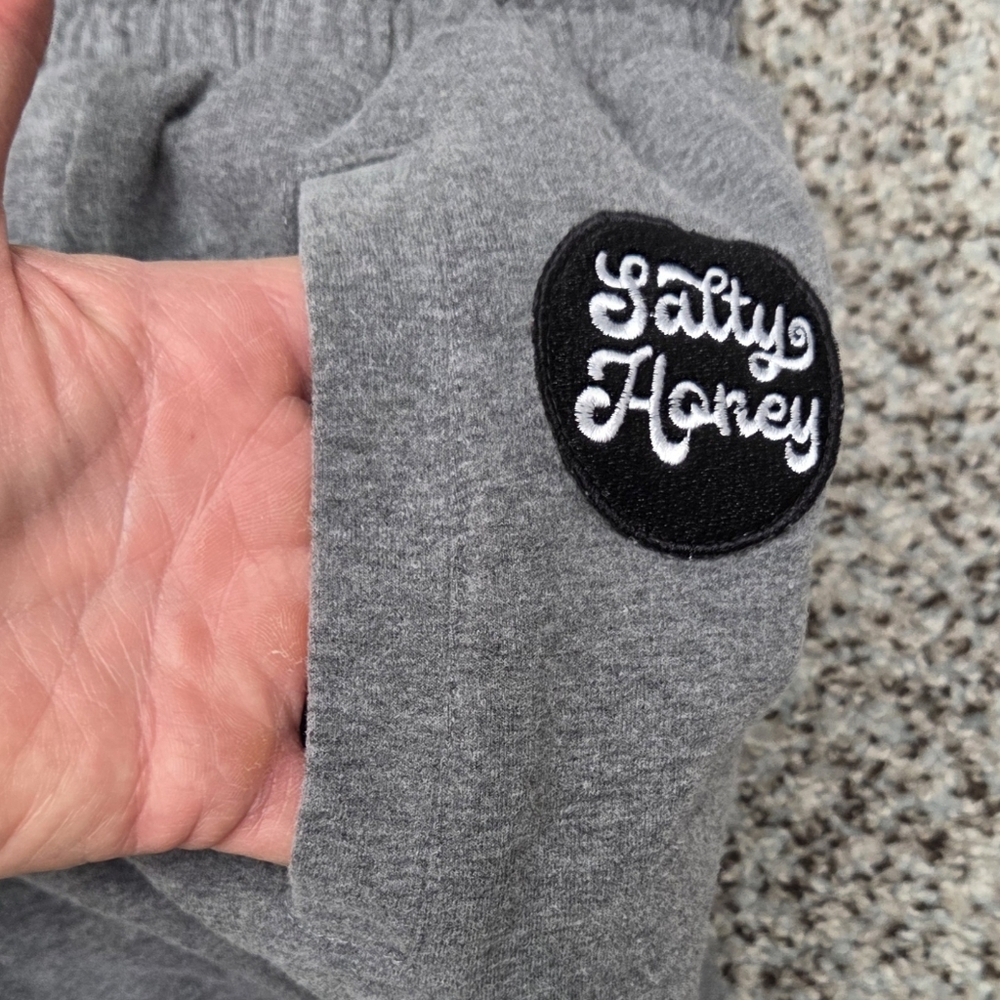 Salty‎ Honey inspirational Gray Joggers Comfy Cozy Women XXL - Picture 8 of 10